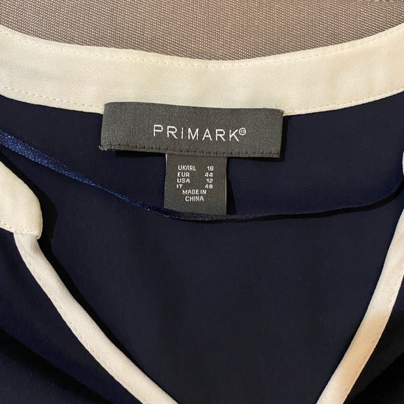 Navy Blue Primark Blouse (US 12) - Picture 2 of 3
